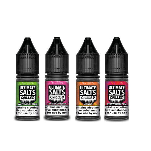 10MG Ultimate Puff Salts Chilled 10ML Flavoured Nic Salts (50VG/50PG)