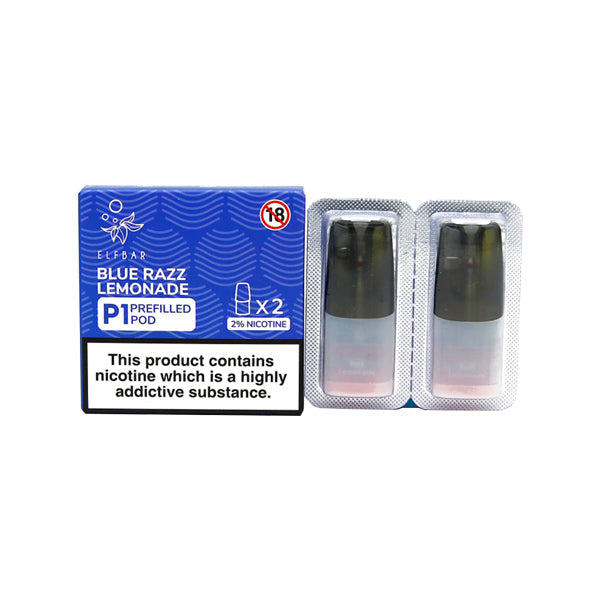 Elf Bar P1 Replacement 2ml Pods for ELF Mate 500