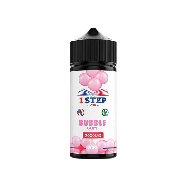 1 Step CBD 2000mg CBD E-liquid 120ml