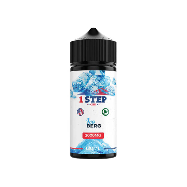 1 Step CBD 2000mg CBD E-liquid 120ml