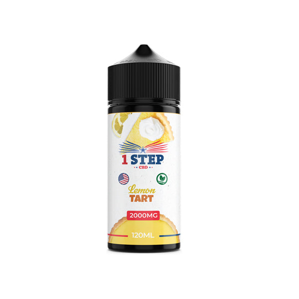 1 Step CBD 2000mg CBD E-liquid 120ml