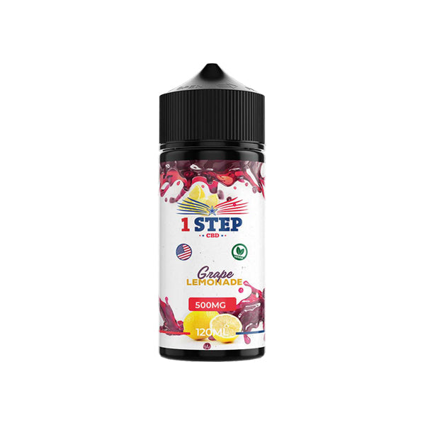 1 Step CBD 500mg CBD E-liquid 120ml