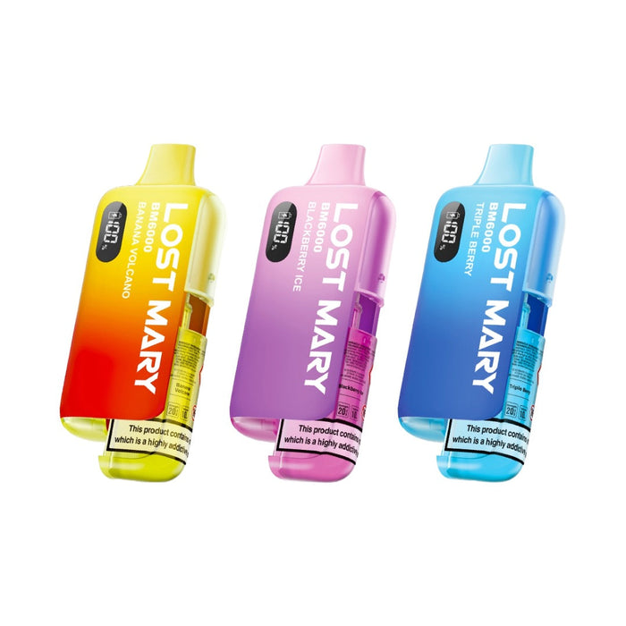 20mg LOST MARY BM6000 Refillable Pod Kit - 6000 Puffs