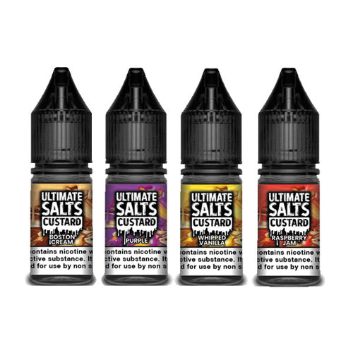 10MG Ultimate Puff Salts Custard 10ML Flavoured Nic Salts