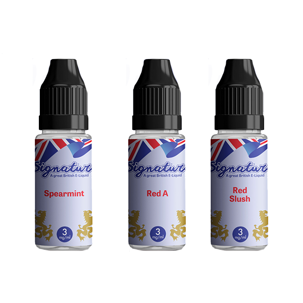 12mg Signature Flavours TPD 10ml E-Liquid (50VG/50PG)