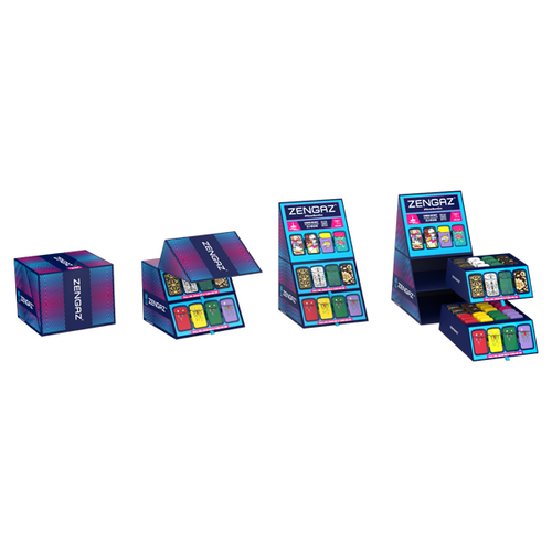 Zengaz Cube ZL-12 (97433EU-S5) Jet Lighters CDU Bundle + 48 Units Set