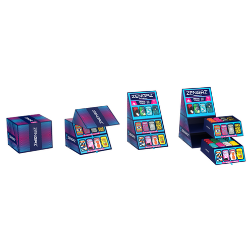 Zengaz Cube ZL-12 (97433EU-S6) Jet Lighters CDU Bundle + 48 Units Set