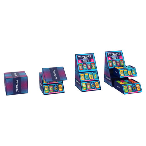 Zengaz Cube ZL-13 (97133UK-S1) Jet Lighters CDU Bundle + 48 Units Set