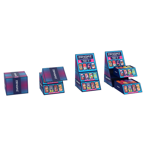 Zengaz Cube ZL-13 (97133UK-S2) Jet Lighters CDU Bundle + 48 Units Set