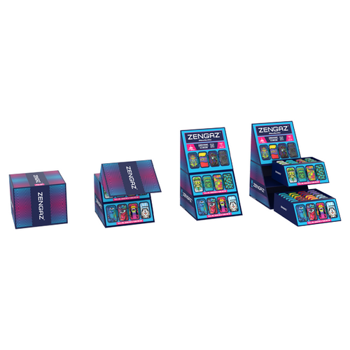 Zengaz Cube ZL-13 (97133UK-S3) Jet Lighters CDU Bundle + 48 Units Set