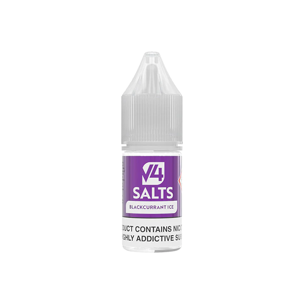 20mg V4 Salts 10ml Nic Salts (50VG/50PG) - Pack of 20