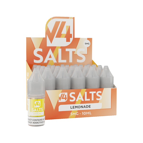 5mg V4 Salts 10ml Nic Salts (50VG/50PG) - Pack of 20