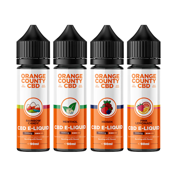 Orange County CBD 1500mg Broad Spectrum CBD E-liquid 50ml (50VG/50PG)