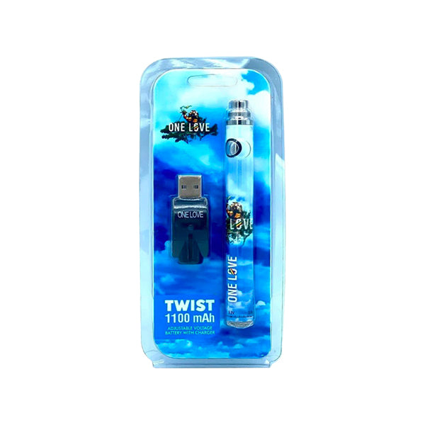 Twist 1100mAh Adjustable Vape Battery & USB Charger