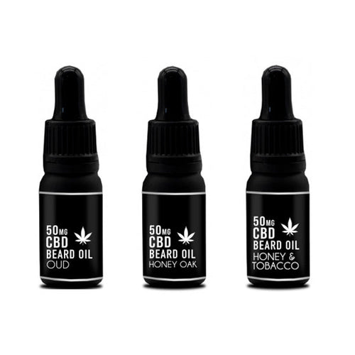 NKD 50mg CBD Infused Speciality Beard Oils 10ml