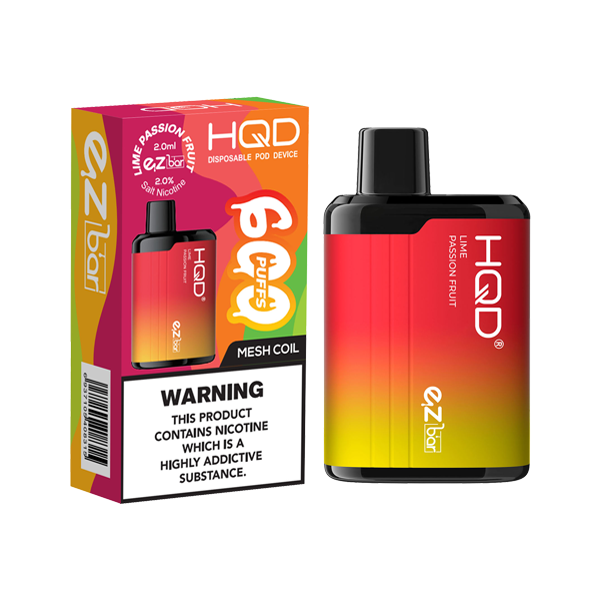 20mg HQD EZ Bar Disposable Vape Device 600 Puffs