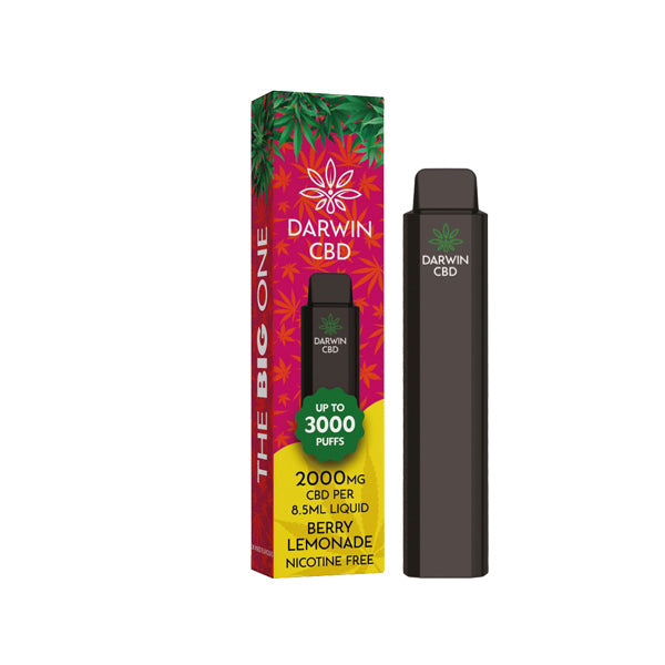 Darwin The Big One 2000mg CBD Disposable Vape Device 3000 Puffs