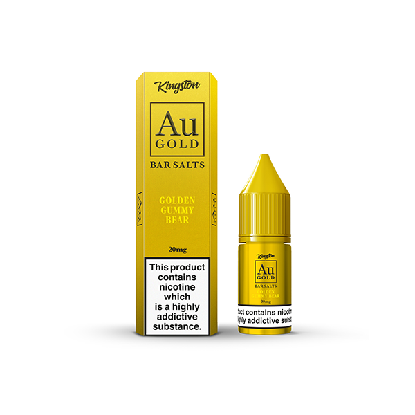 20mg AU Gold By Kingston Nic Salt 10ml (60VG/40PG)