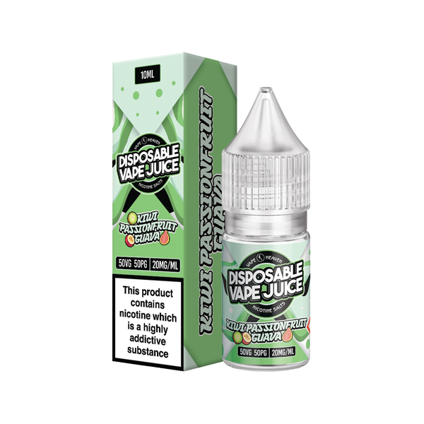 20mg Vape Heaven Disposable Vape Juice 10ml Nic Salts (50VG/50PG)