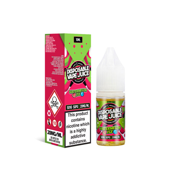 20mg Vape Heaven Disposable Vape Juice 10ml Nic Salts (50VG/50PG)