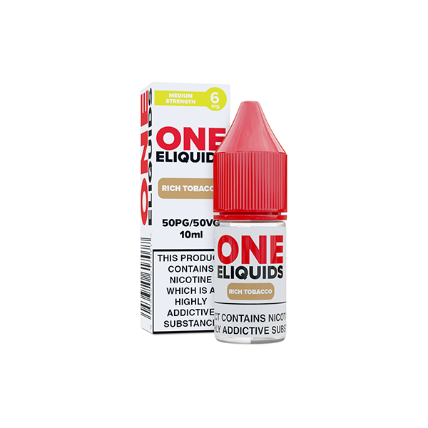 6mg One E-Liquids Flavoured Nic Shot 10ml (50VG/50PG)