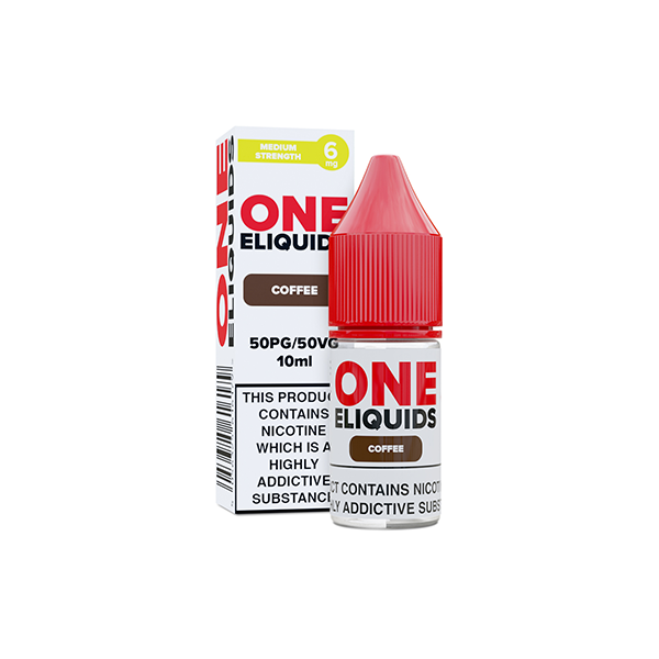 6mg One E-Liquids Flavoured Nic Shot 10ml (50VG/50PG)