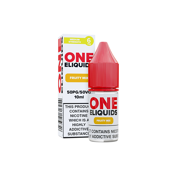 6mg One E-Liquids Flavoured Nic Shot 10ml (50VG/50PG)