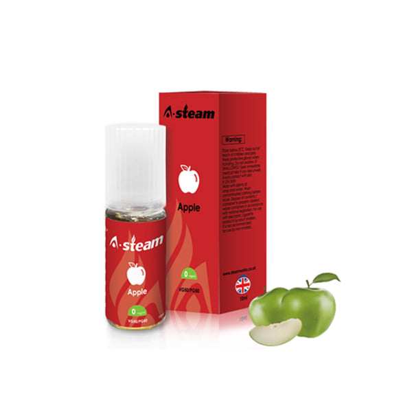 A-Steam Fruit Flavours 12MG 10ML (50VG/50PG)