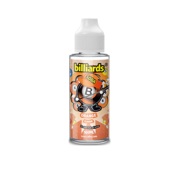 Billiards Soda Range 0mg 100ml Shortfill (70VG/30PG)