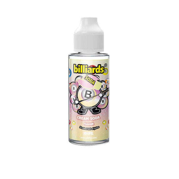 Billiards Soda Range 0mg 100ml Shortfill (70VG/30PG)