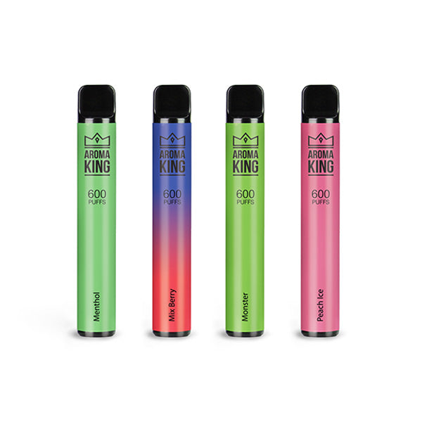 0mg Aroma King Bar 600 Disposable Vape Device 600 Puffs