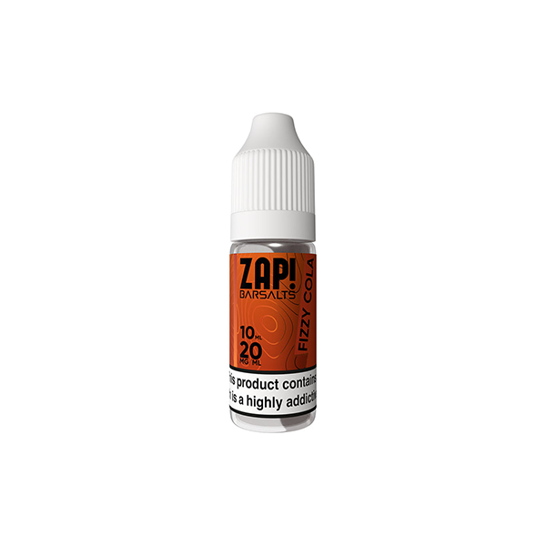 20mg ZAP! Bar Salts Nic Salt 10ml (50VG/50PG)