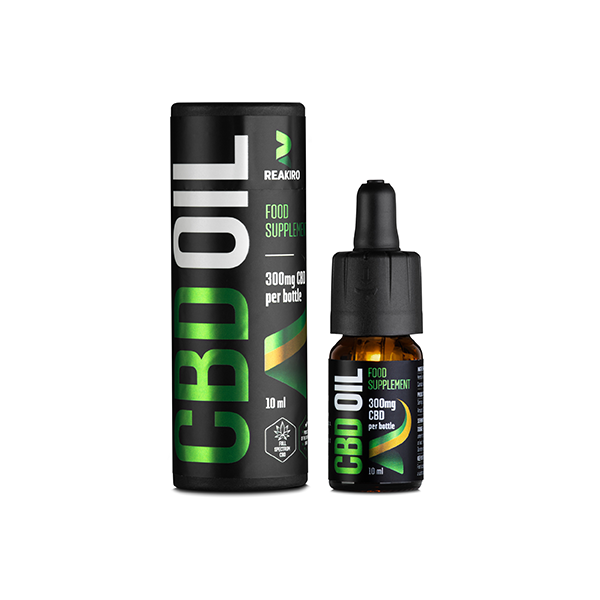 Reakiro 300mg CBD Oil 3% Full Spectrum - 10ml (BUY 1 GET 1 FREE)