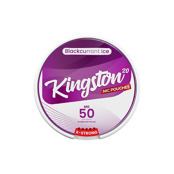 50mg Kingston Nicotine Pouches - 20 Pouches