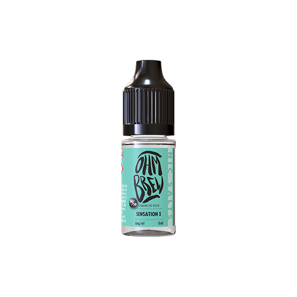 6mg Ohm Brew Balanced Blend 10ml Nic Salts (50VG/50PG)