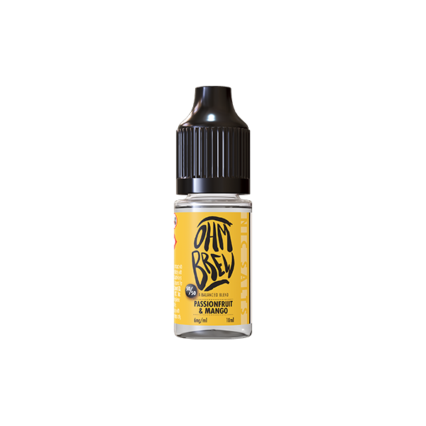 12mg Ohm Brew Balanced Blend 10ml Nic Salts (50VG/50PG)