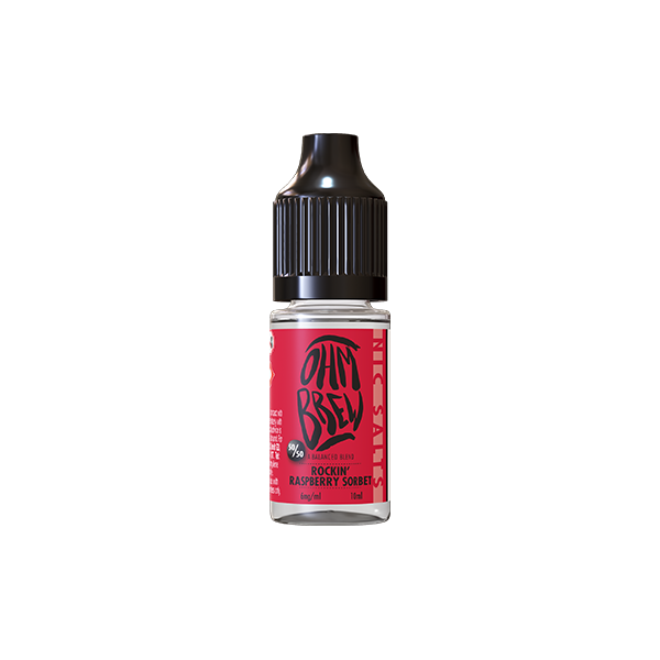 18mg Ohm Brew Balanced Blend 10ml Nic Salts (50VG/50PG)