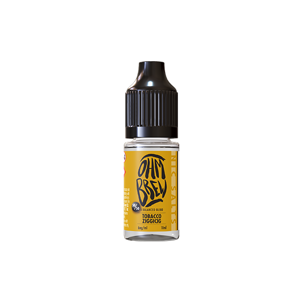 18mg Ohm Brew Balanced Blend 10ml Nic Salts (50VG/50PG)