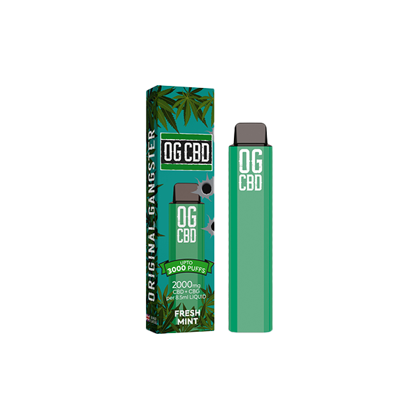 Darwin CBD OG CBD 2000mg Disposable Vape 3000 Puffs