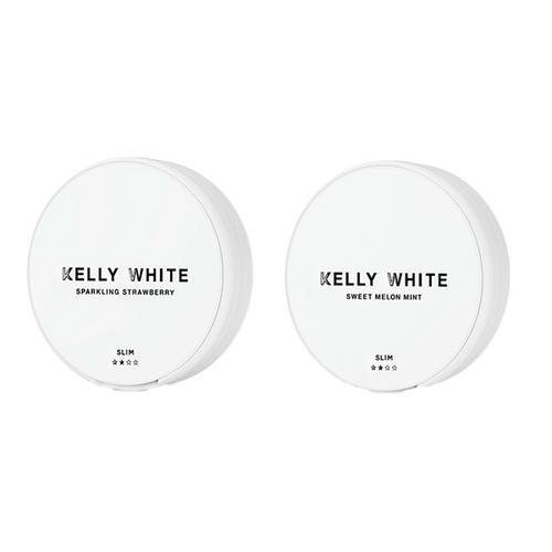 Short Dated :: 10mg Kelly White Medium Slim Nicotine Pouches - 20 Pouches