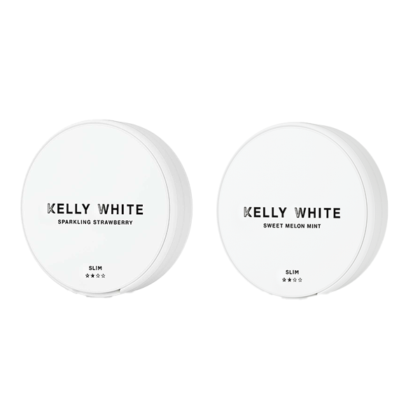 Short Dated :: 10mg Kelly White Medium Slim Nicotine Pouches - 20 Pouches