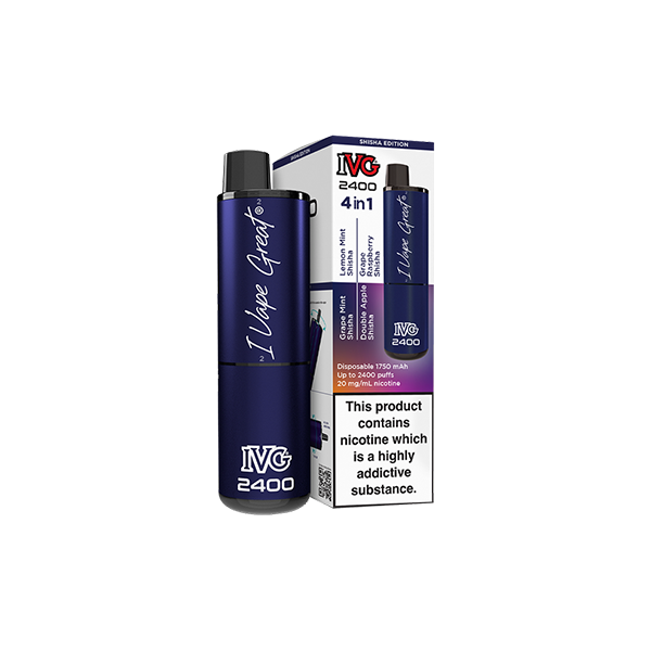 20mg I VG 2400 Disposable Vapes 2400 Puffs - 4 in 1 Multi-Edition