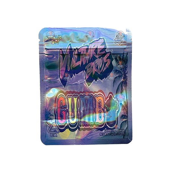 Mylar Gumbo Printed Zip Bag 3.5g Large