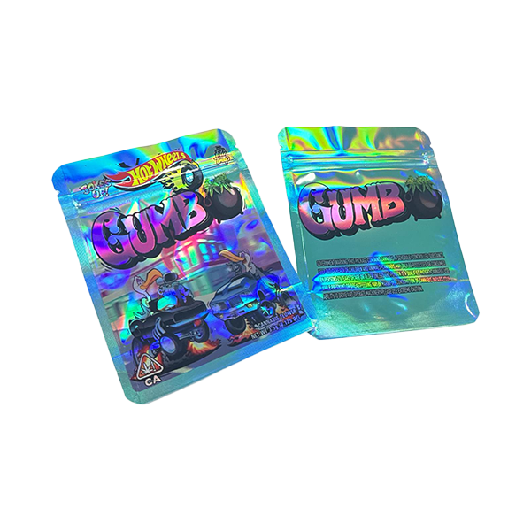 Mylar Gumbo Printed Zip Bag 3.5g Large