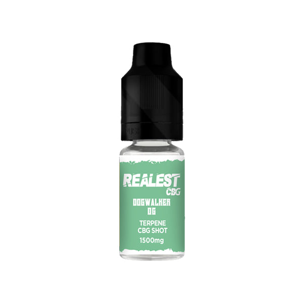 Realest CBD 1500mg Terpene Infused CBG Booster Shot 10ml (BUY 1 GET 1 FREE)