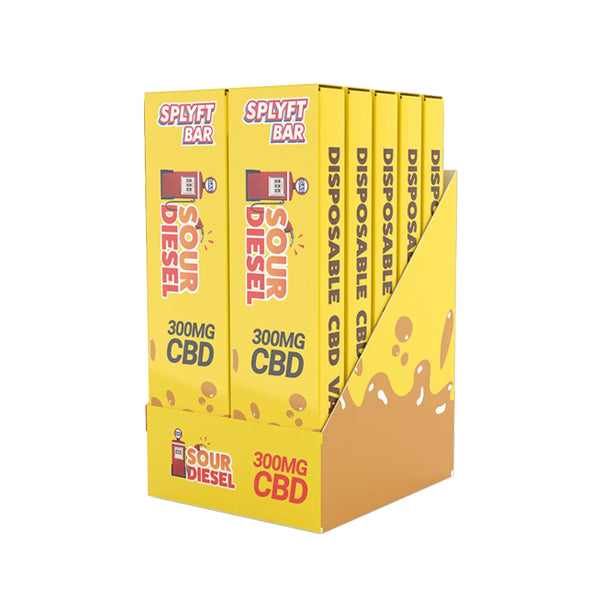 SPLYFT BAR 300mg Full Spectrum CBD Disposable Vape - 12 flavours