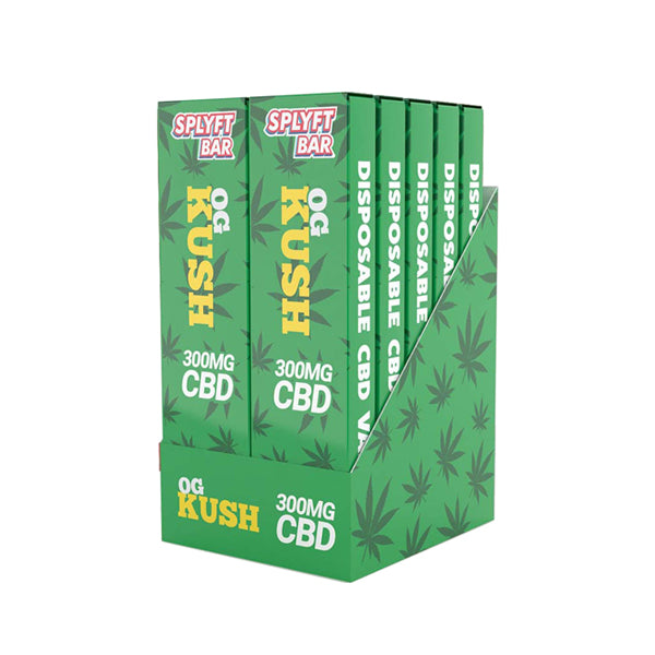 SPLYFT BAR 300mg Full Spectrum CBD Disposable Vape - 12 flavours