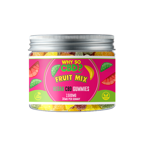 Why So CBD? 1500mg CBD Small Vegan Gummies - 11 Flavours