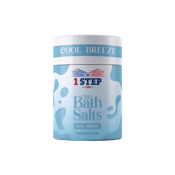 1 Step CBD 1000mg CBD Bath Salts - 500g (BUY 1 GET 1 FREE)