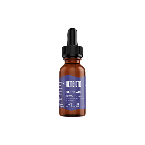 Hembiotic 1000mg CBD Oil - 15ml